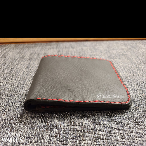 leather bifold confusion wallet