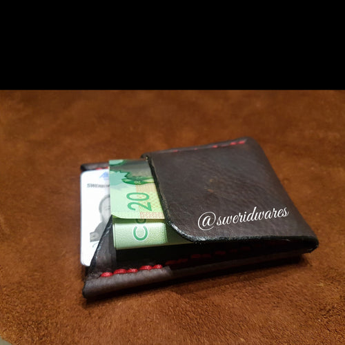 leather slim wallet