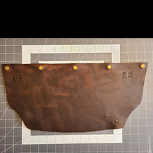 Load image into Gallery viewer, leather welding helmet bib - front