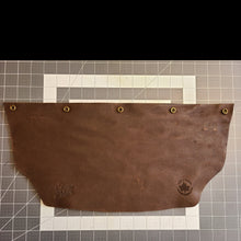 Load image into Gallery viewer,  leather welding helmet bib - back