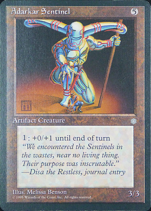 Magic the Gathering: Ice Age

Adarkar Sentinel Ice Age U0306
