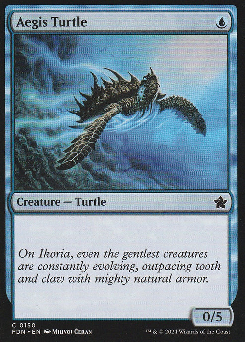 Magic the Gathering: Foundations Aegis Turtle FDN C0150 Non-Foil