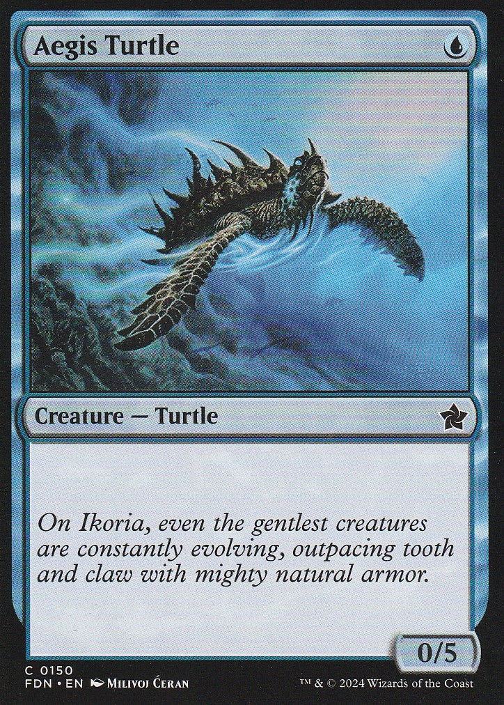 Magic the Gathering: Foundations Aegis Turtle FDN C0150 Non-Foil