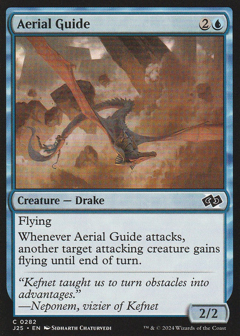 Magic the Gathering: Foundations Jumpstart Aerial Guide J25 C0282