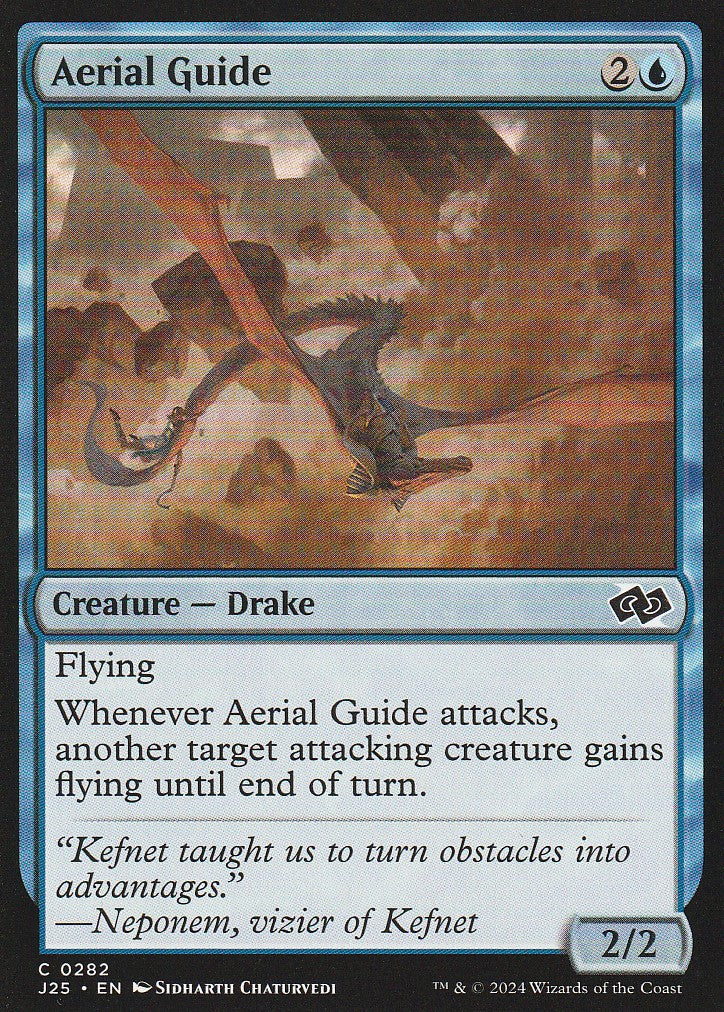 Magic the Gathering: Foundations Jumpstart Aerial Guide J25 C0282