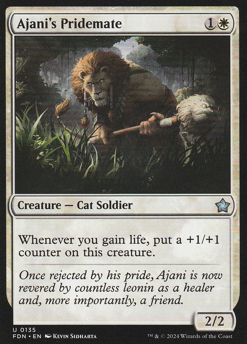 Magic the Gathering: Foundations Anjai's Pridemate FDN U0135 Non-Foil