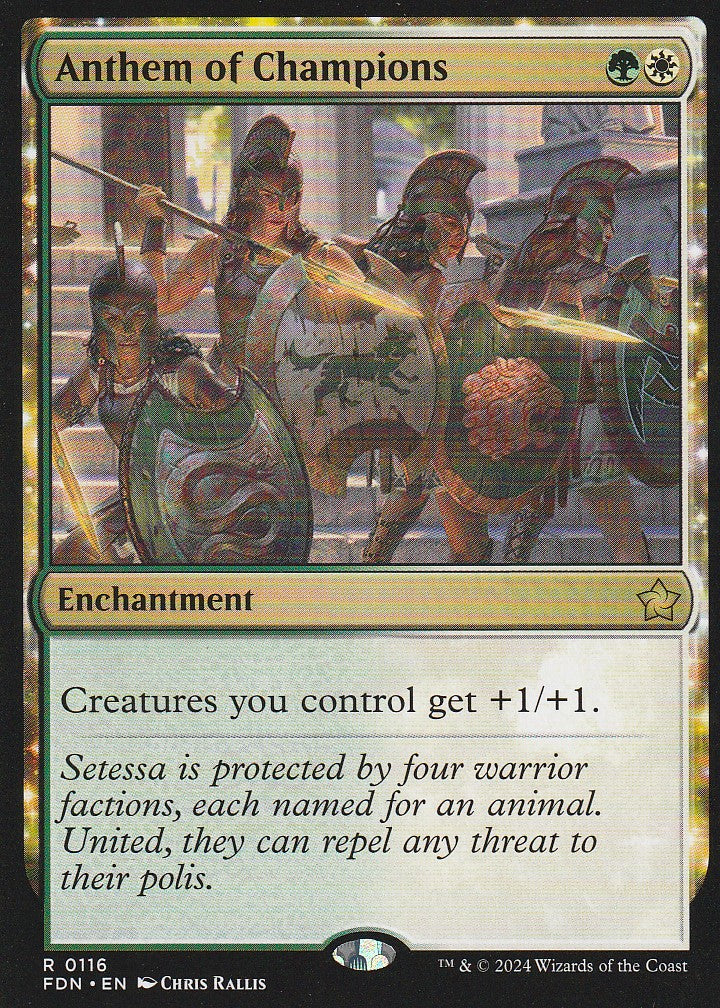 Magic the Gathering: Foundations Anthem of Champions FDN R0116 Non-Foil