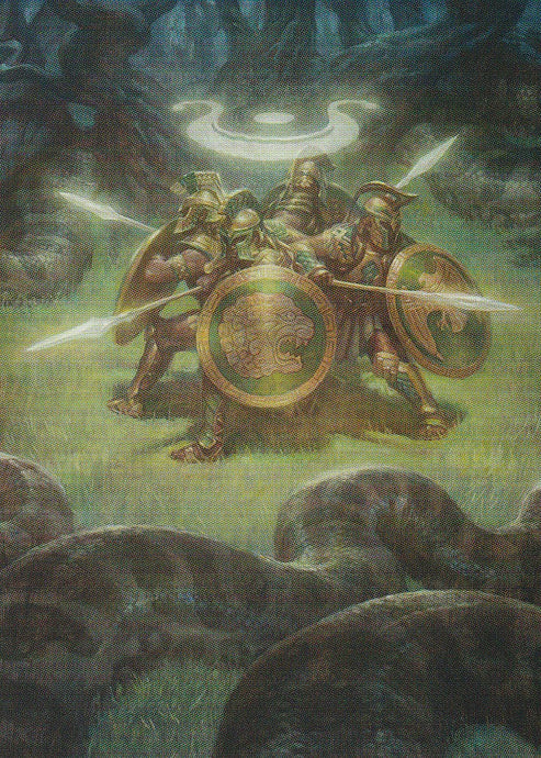 Magic the Gathering: Foundations Anthem of Champions Foundation Art Series 47 of 54 Front Side