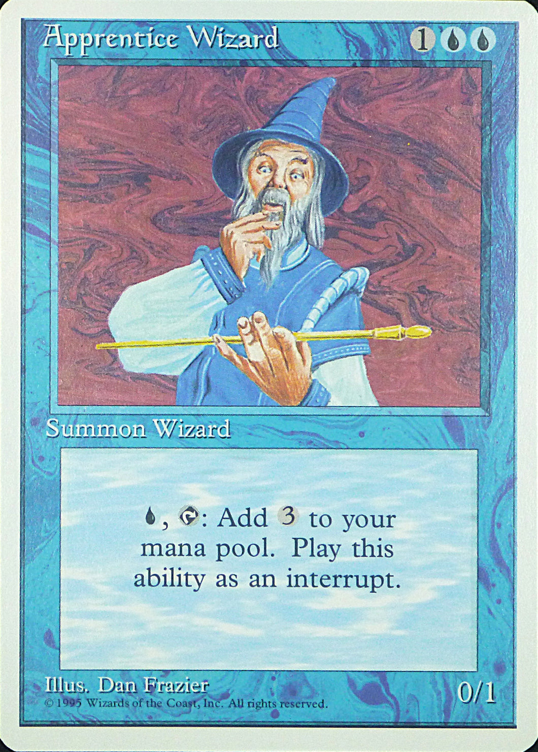 Magic the Gathering: Fourth Edition

Apprentice Wizard Fourth C0061
