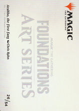 Load image into Gallery viewer, Magic the Gathering: Foundations Arahbo, the First Fang Foundation Art Series 26 of 54 Back Side

