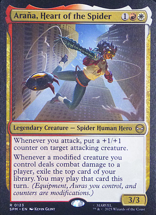 Magic the Gathering: Spider-Man

Arana, Heart of the Spider SPM R0123