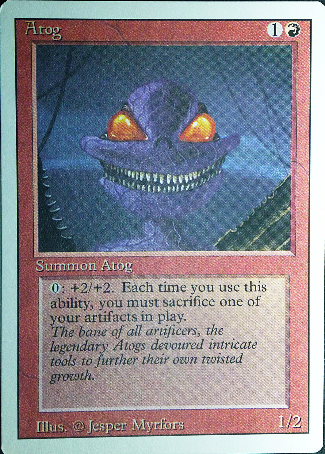 Magic the Gathering: Revised/3rd Edition
Atog - Revised - Common - 139