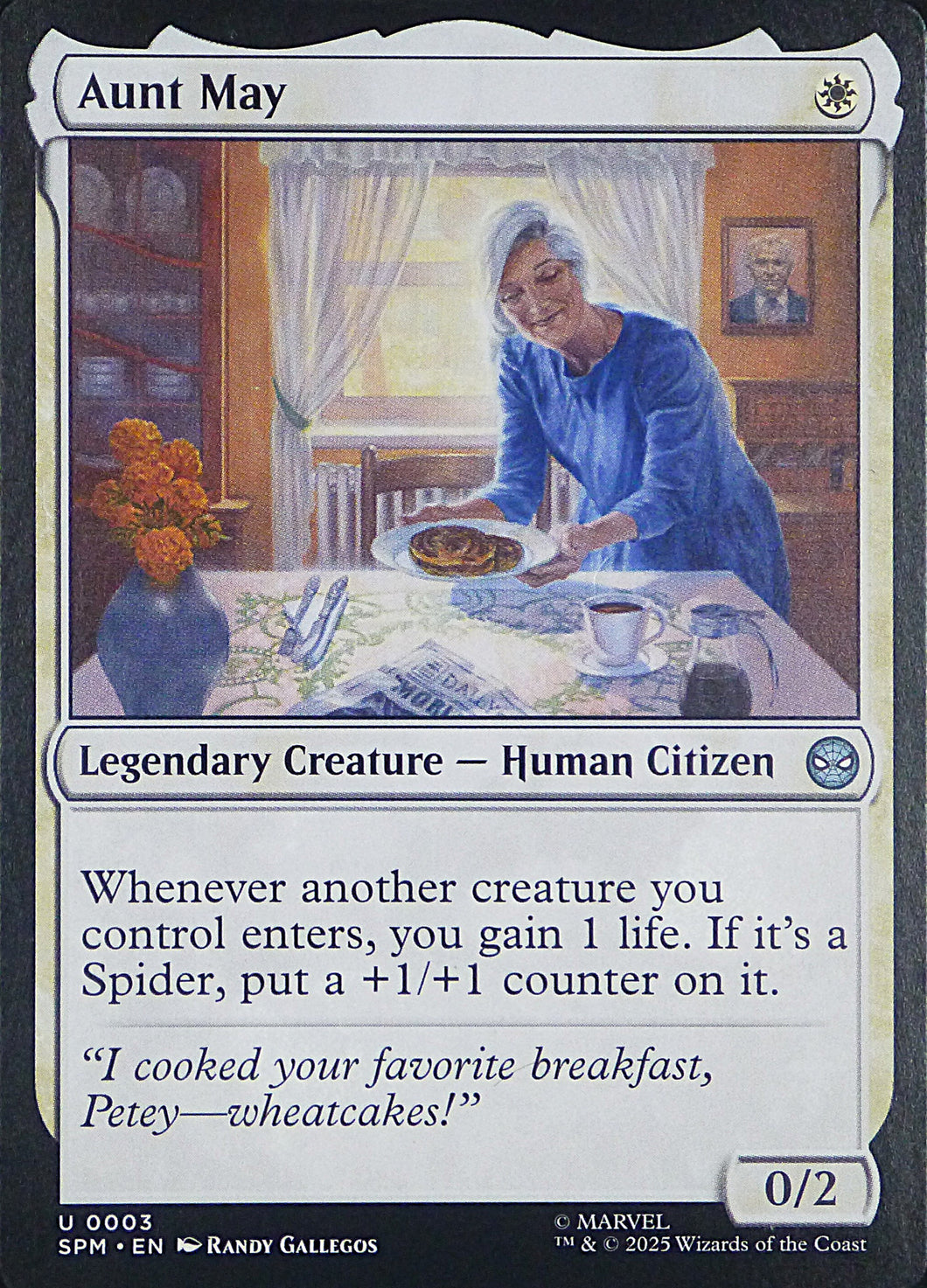 Magic the Gathering: Spider-Man

Aunt May SPM U0003