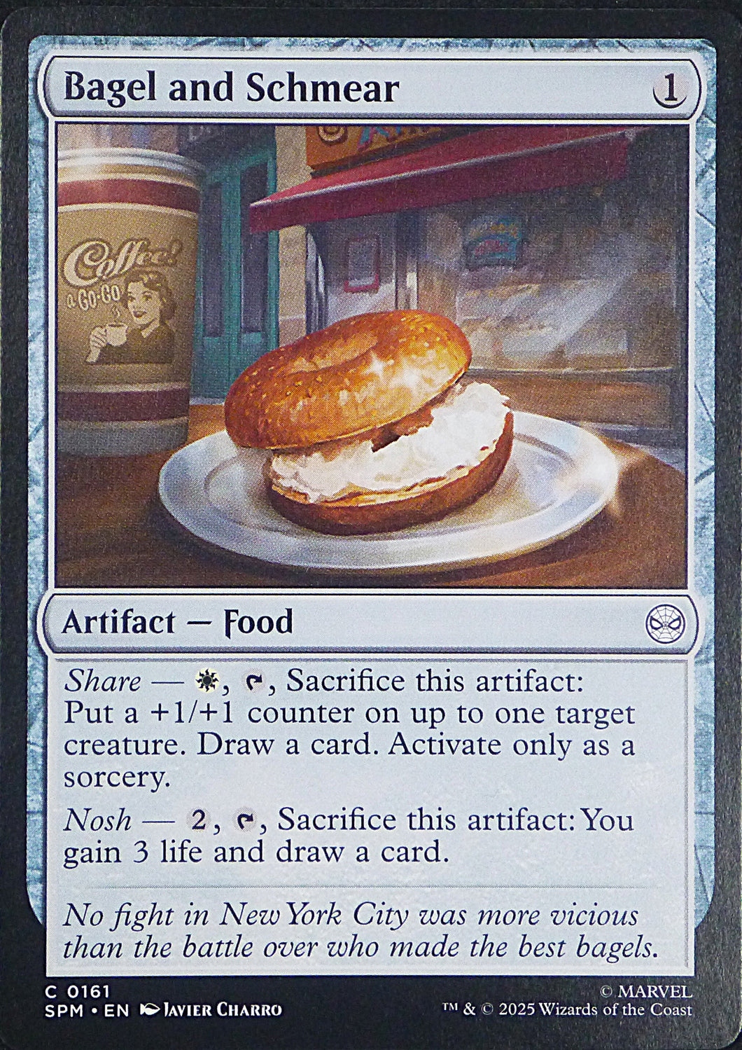 Magic the Gathering: Spider-Man

Bagel and a Schmear SPM C0161