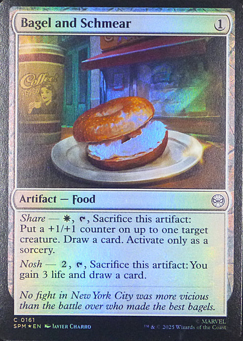 Magic the Gathering: Spider-Man

Bagel and a Schmear SPM C0161 - Foil