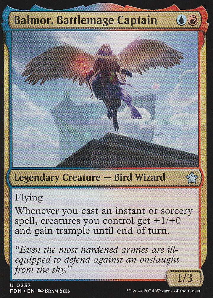Magic the Fathering: Foundations Balmor Battlemage Captain FDN U0237 Non-Foil