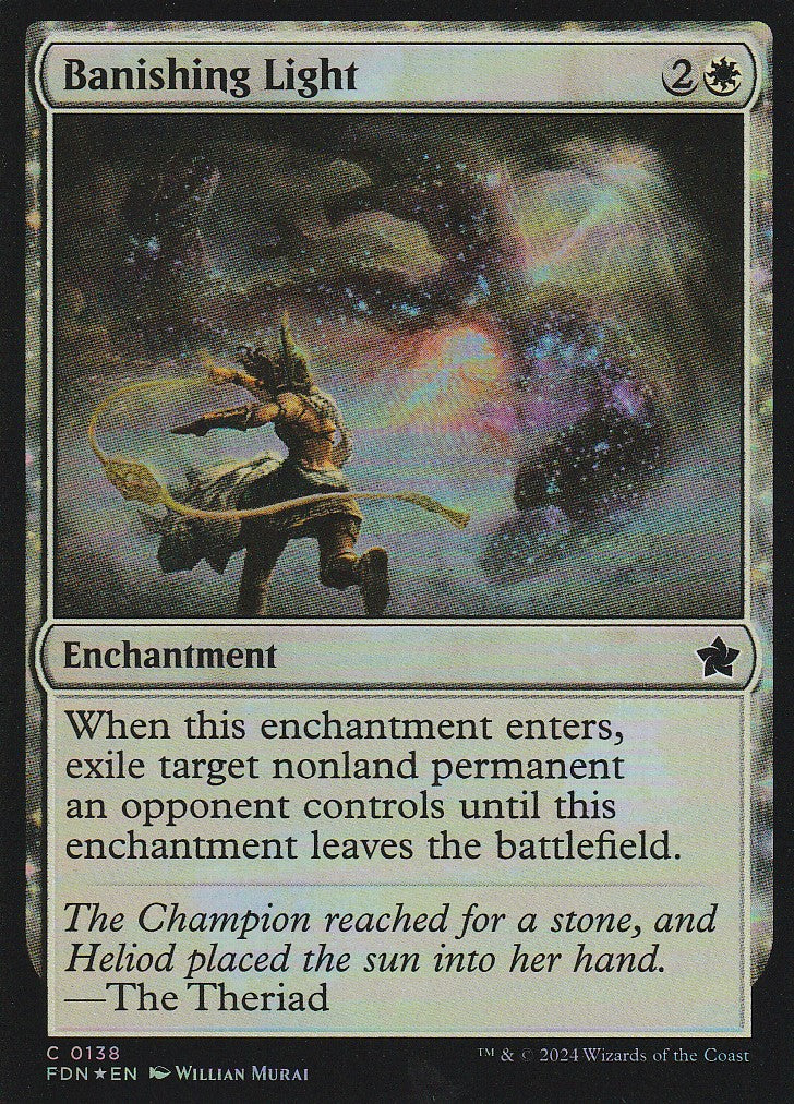 Magic the Gathering: Foundations Banishing Light FDN C0138 Foil