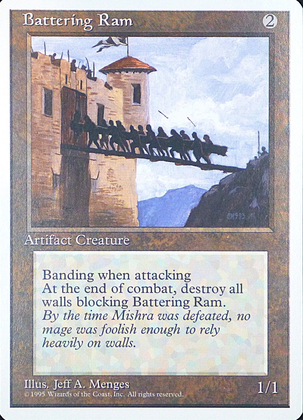 Magic the Gathering: Fourth Edition

Battering Ram Fourth C0297