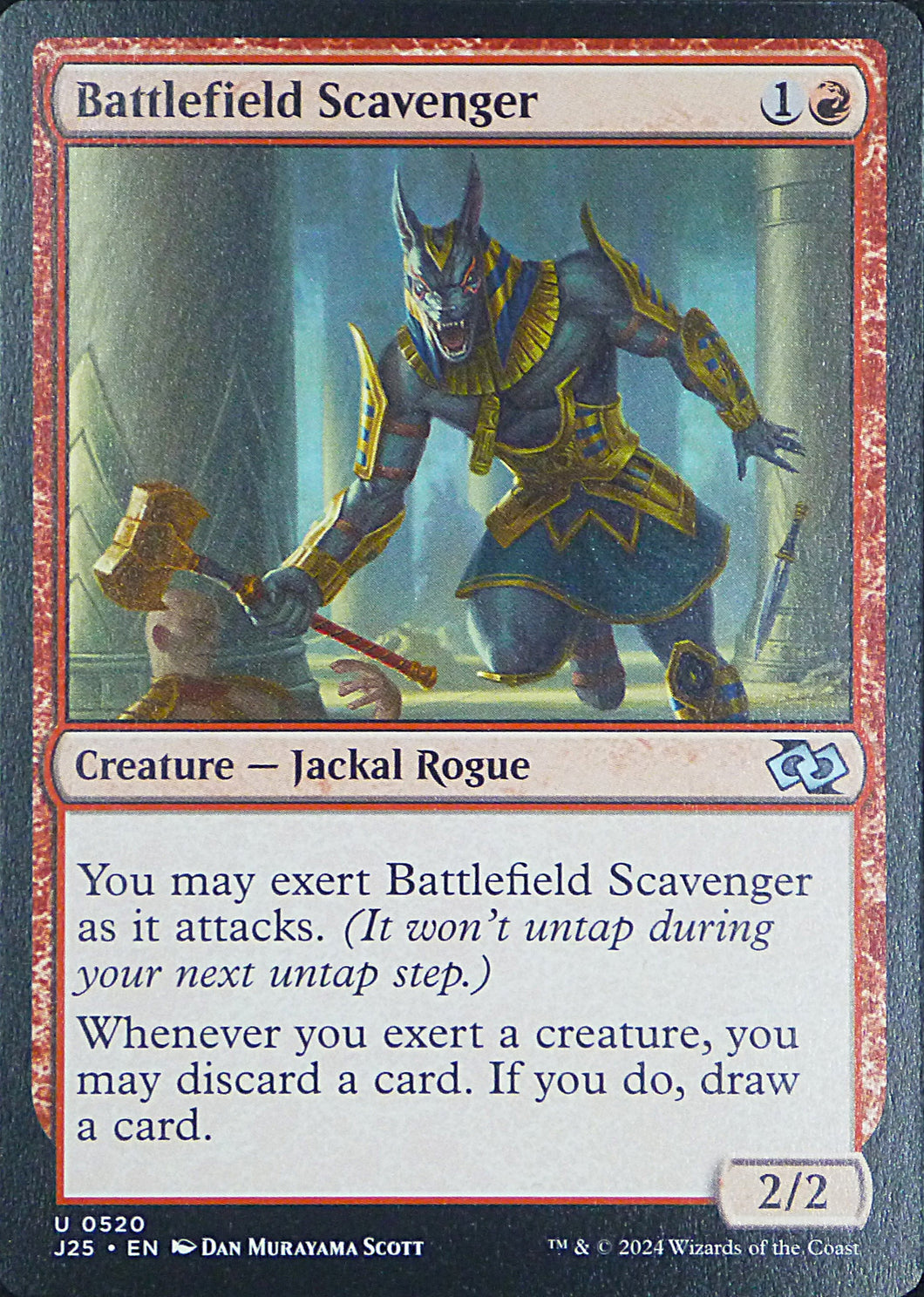 Magic the Gathering: Foundations Jumpstart

Battlefield Scavenger J25 U0520