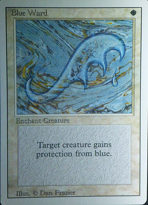 Magic the Gathering: Revised/3rd Edition
Blue Ward - Revised - Uncommon - 007