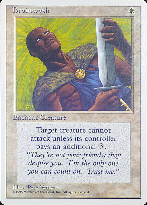 Magic the Gathering: Fourth Edition

Brainwash Fourth C0011