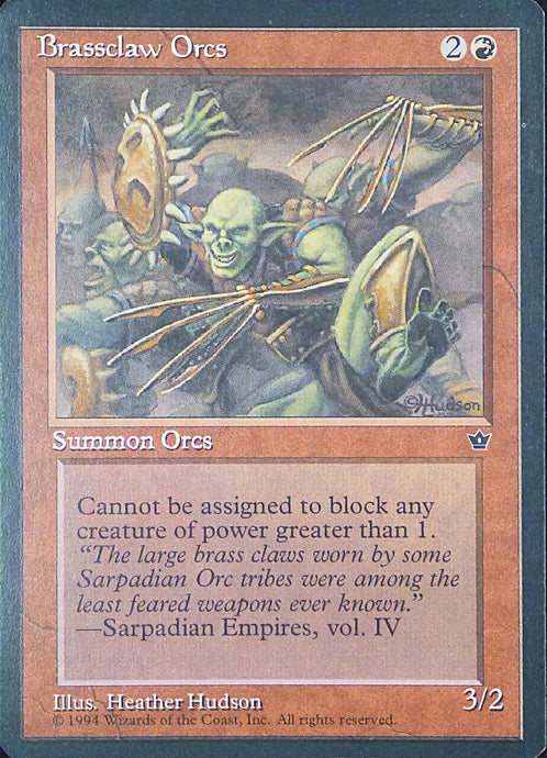 Magic the Gathering: Fallen Empires

Brassclaw Orcs Fallen Empires C0049d
