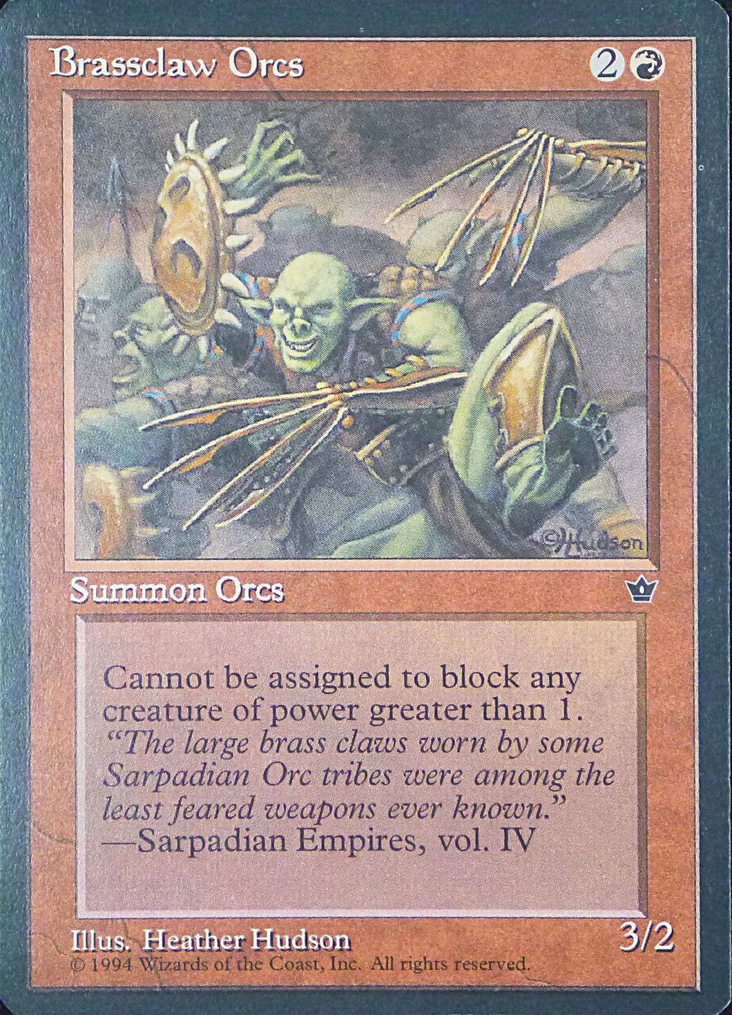 Magic the Gathering: Fallen Empires

Brassclaw Orcs Fallen Empires C0049d