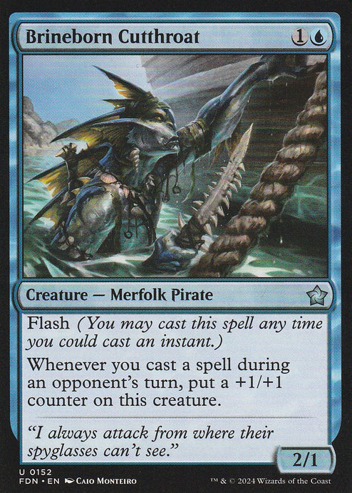 Magic the Gathering: Foundations Brineborn Cutthroat FDN U0152 Non-Foil