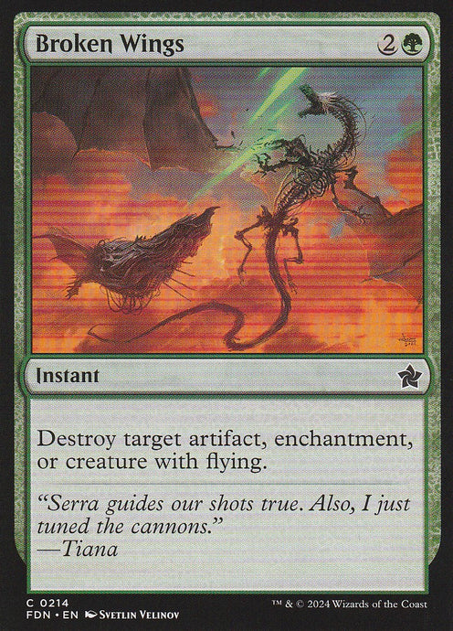 Magic the Gathering: Foundations Broken Wings FDN C0214 Non-Foil