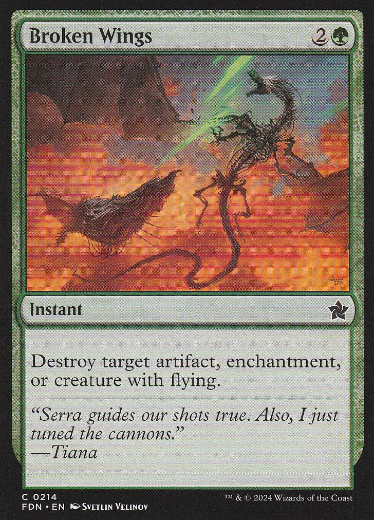 Magic the Gathering: Foundations Broken Wings FDN C0214 Non-Foil