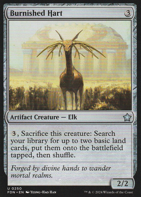 Magic the Gathering: Foundations Burnished Hart FDN U0250 Non-Foil
