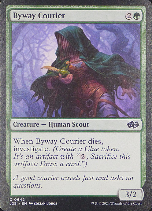 Magic the Gathering: Foundations Jumpstart

Byway Courier J25 C0642