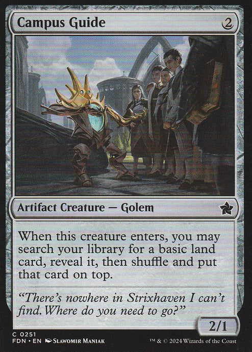 Magic the Gathering: Foundations Campus Guide FDN C0251 Non-Foil