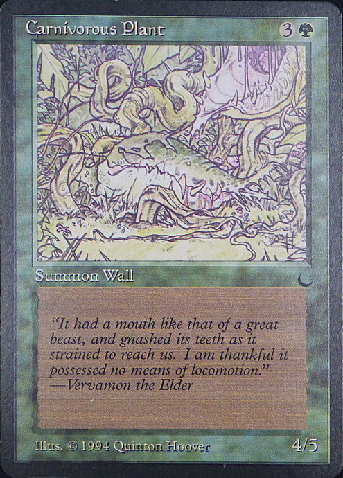Magic the Gathering: The Dark

Carnivorous Plant The Dark C0075