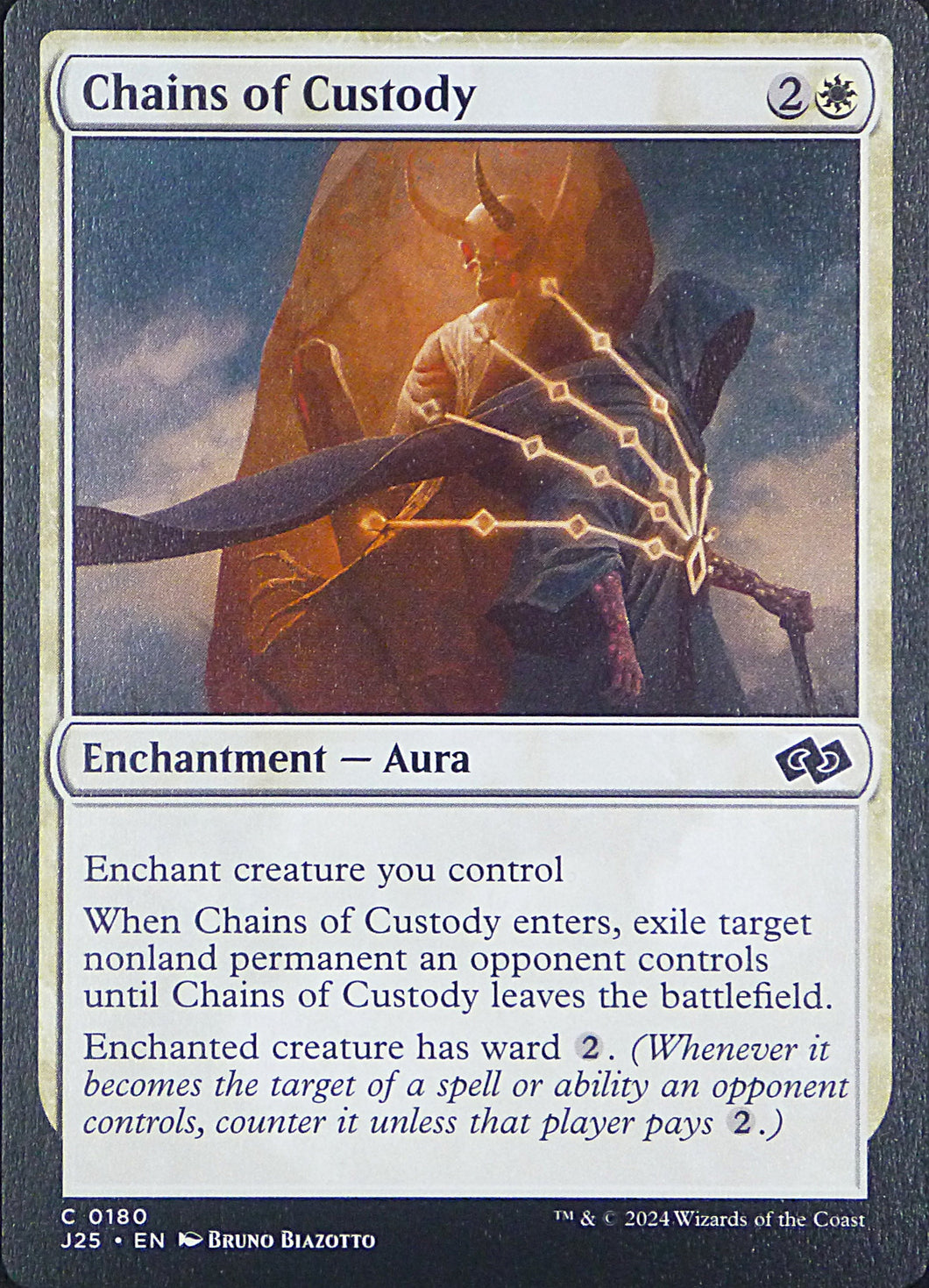 Magic the Gathering: Foundations Jumpstart

Chains of Custody J25 C0180