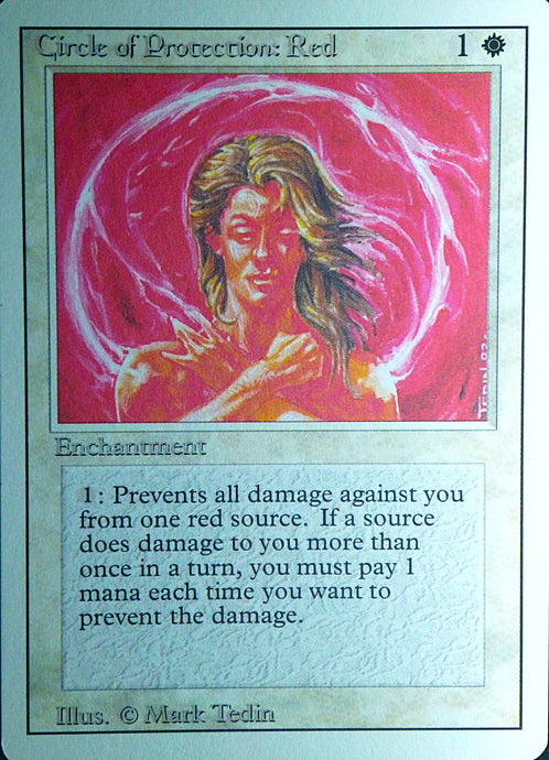 Magic the Gathering: Revised/3rd Edition
Circle of Protection Red - Revised - Common - 012