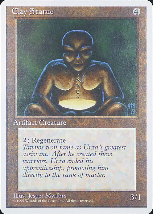 Magic the Gathering: Fourth Edition

Clay Statue Fourth C0305