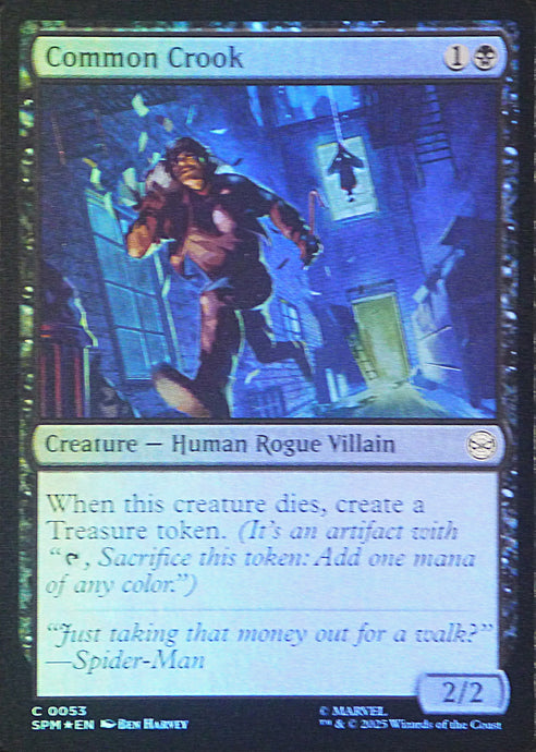 Magic the Gathering: Spider-Man

Common Crook SPM C0053 - Foil