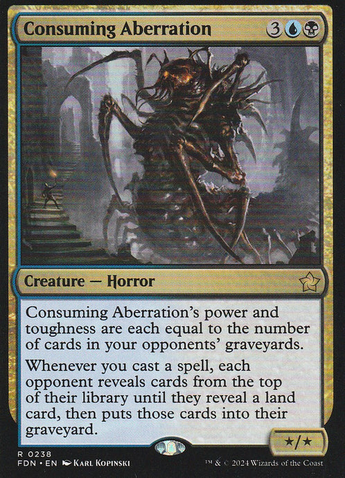 Magic the Gathering: Foundations Consuming Aberration FDN R0238 Non-Foil