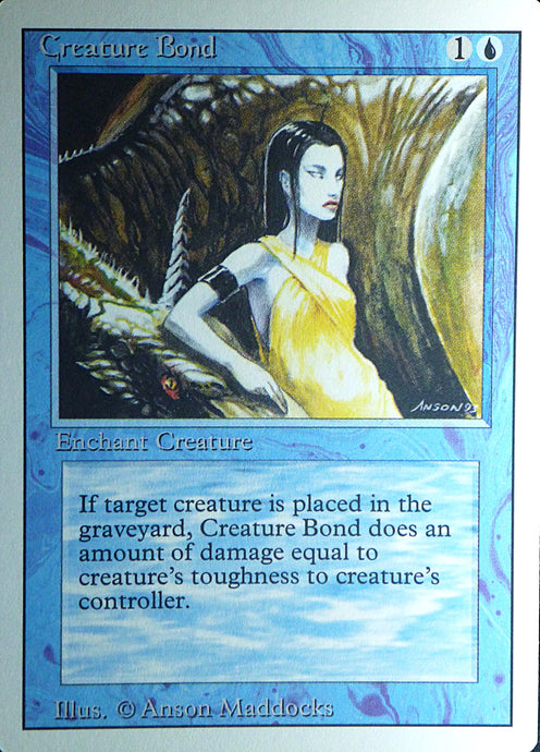 Magic the Gathering: Revised/3rd Edition
Creature Bond - Revised - Common - 055
