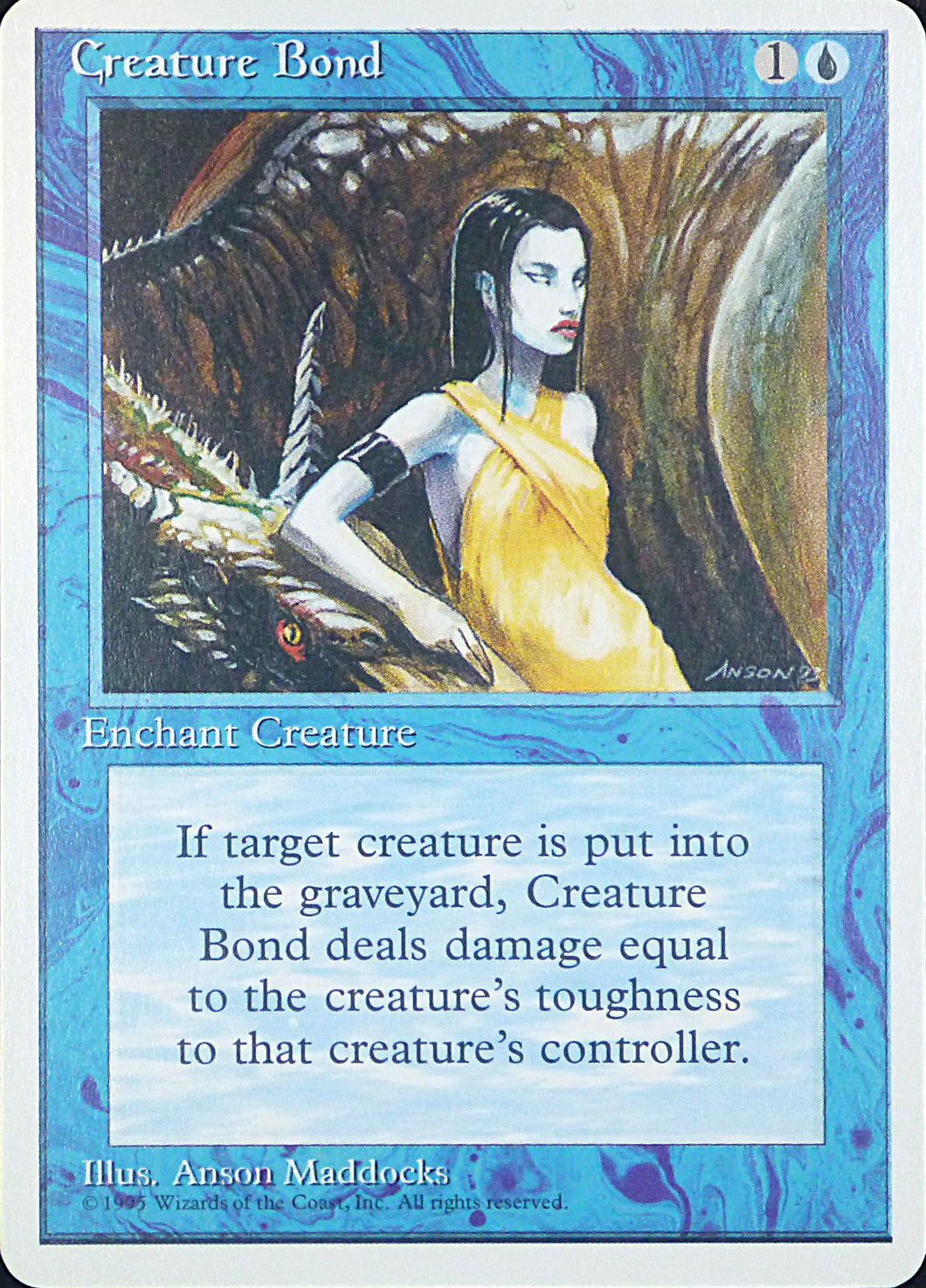 Magic the Gathering: Fourth Edition

Creature Bond Fourth C0066