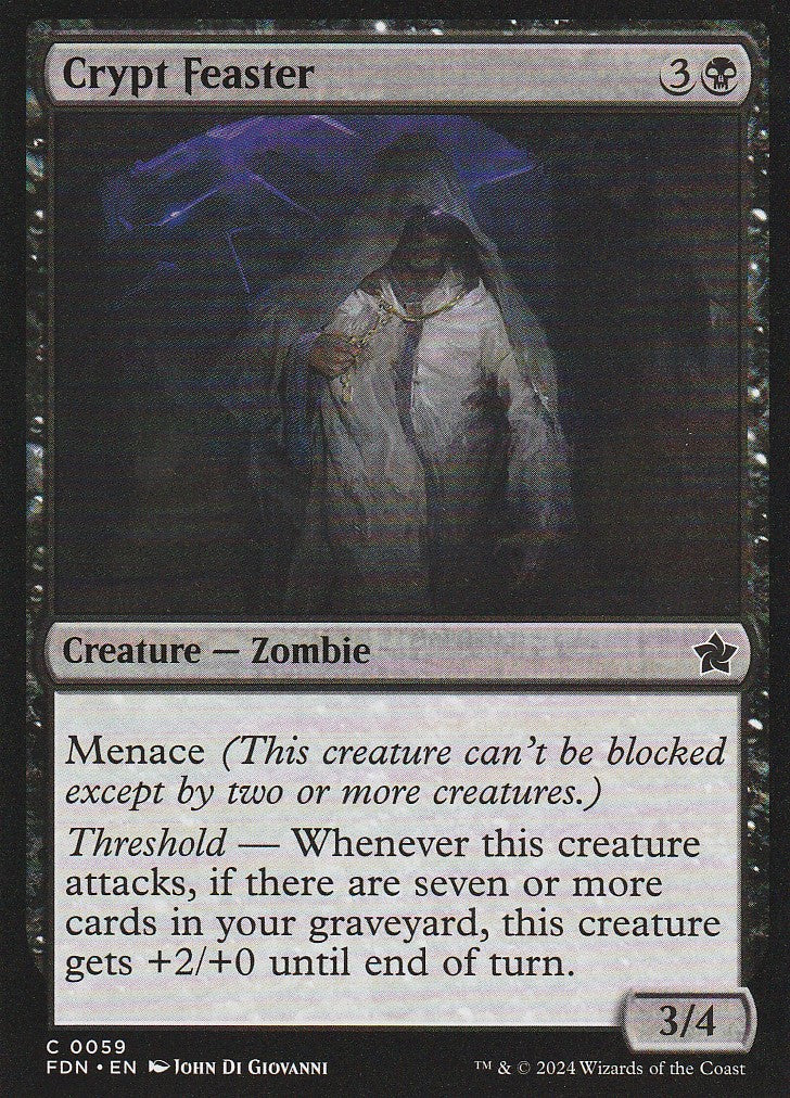 Magic the Gathering: Foundations Crypt Feaster FDN C0059 Non-Foil