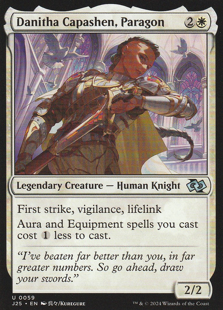 Magic the Gathering: Foundations Jumpstart Danitha Capashen Paragon J25 U0059