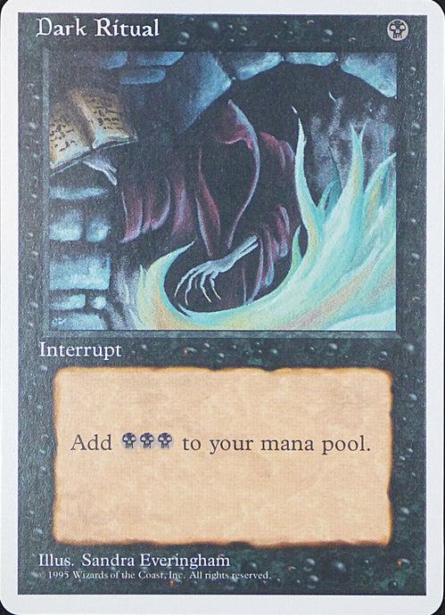 Magic the Gathering: Fourth Edition

Dark Ritual Fourth C0129