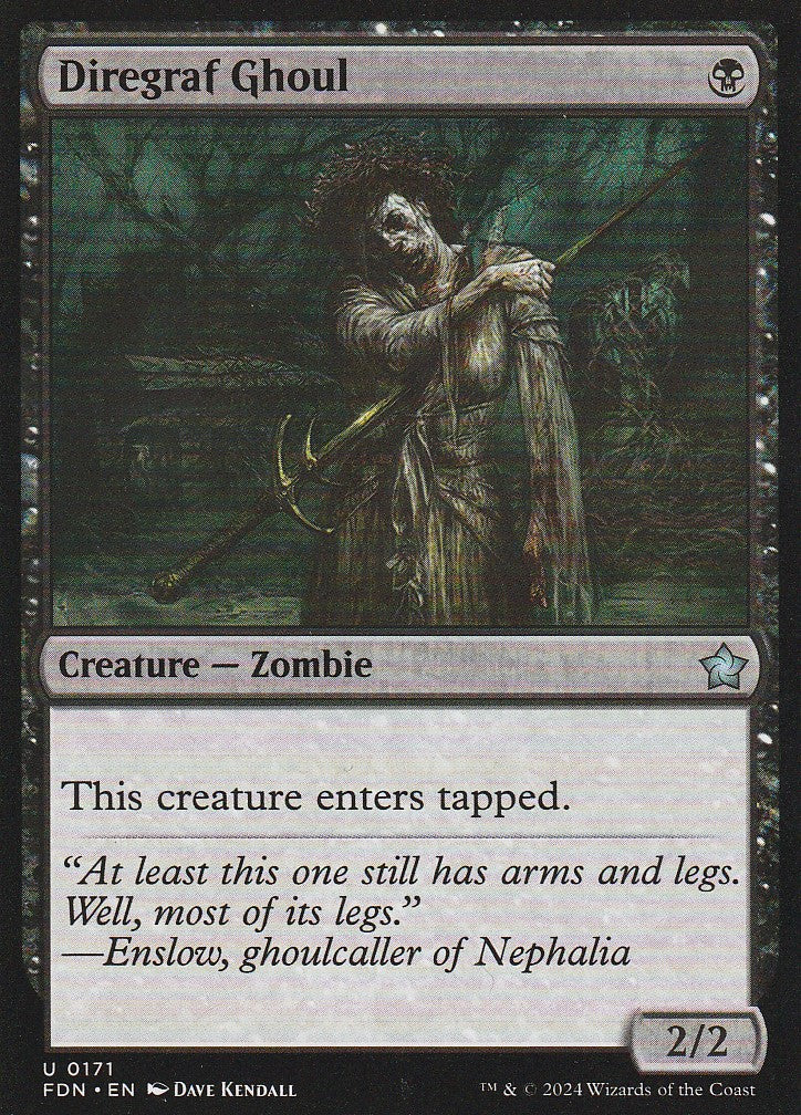Magic the Gathering: Foundations Diregraf Ghoul FDN U0171 Non-Foil