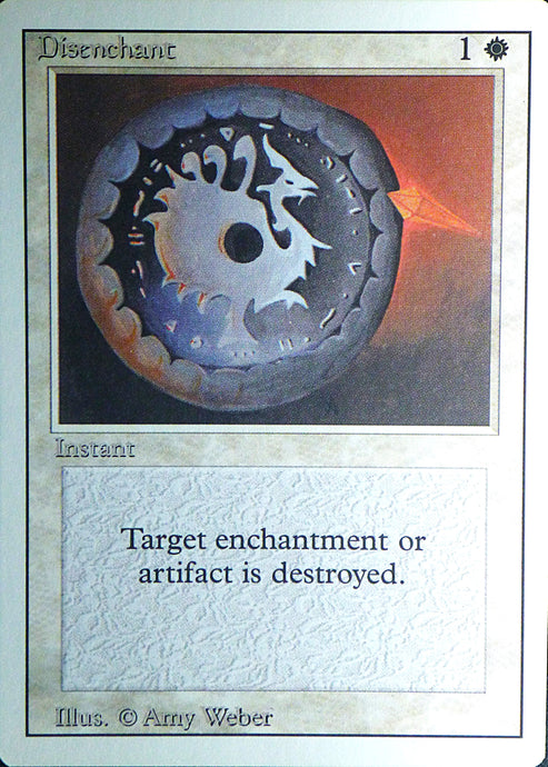 Magic the Gathering: Revised/3rd Edition
Disenchant - Revised - Common - 017