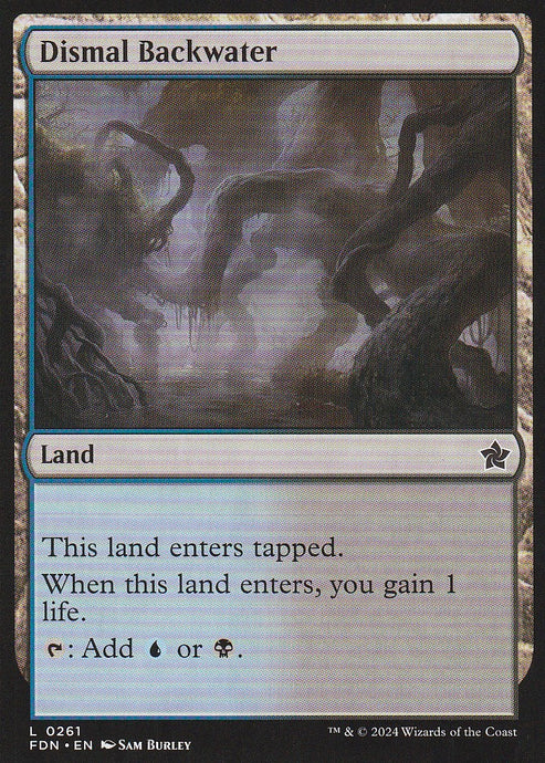 Magic the Gathering: Foundations Dismal Backwater FDN L0261 Non-Foil