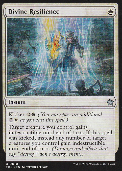Magic the Gathering: Foundations Divine Resilience FDN U0010 Non-Foil
