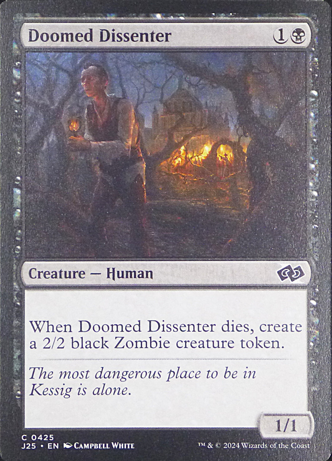 Magic the Gathering: Foundations Jumpstart

Doomed Dissenter J25 C0425