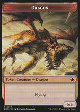Load image into Gallery viewer, Magic the Gathering: Foundations Dragon FDN T0017 Token
